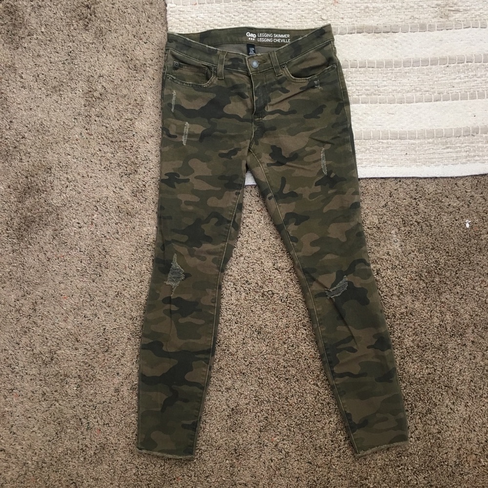Camo Print Jeans